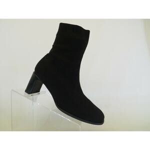 Naturalizer Womens Black Zip Fashion Ankle Boots Bootie Size 9 M